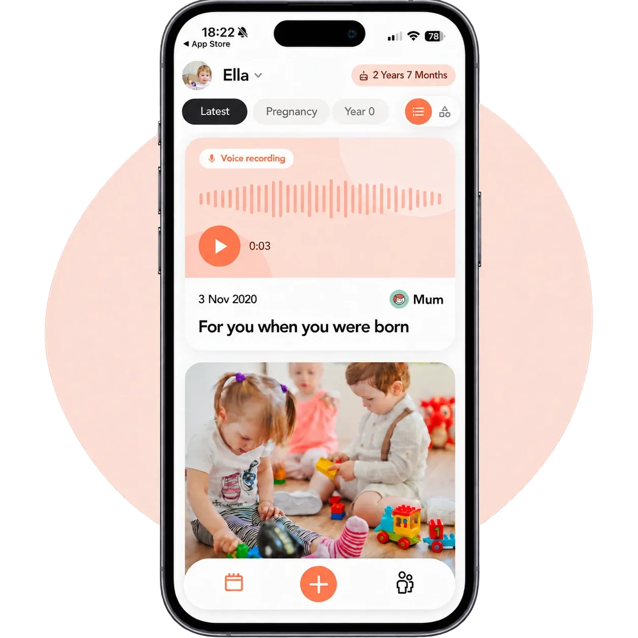 Voice recording in the Juno memory feed